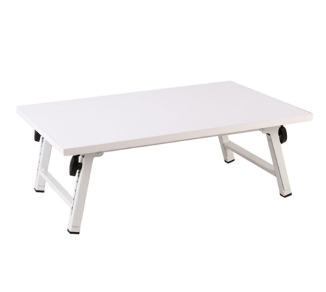 میز تحریر و لپ تاپ تاشو سفید