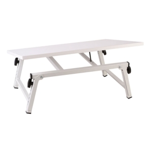 میز تاشو کم جا سفید