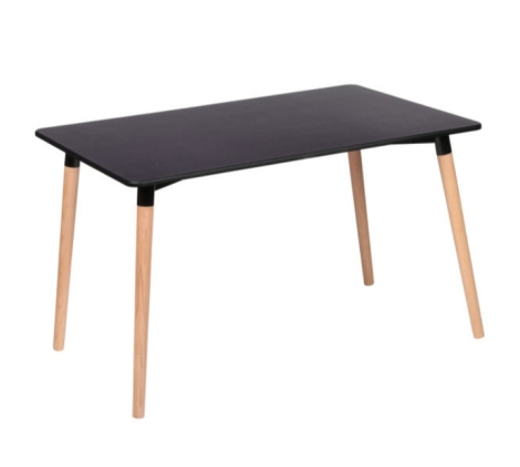 میز ناهار خوری چوبی مستطیل 6 نفره