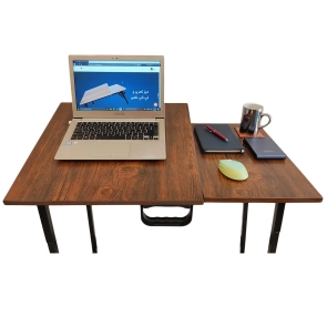 لایف استایل میز پایه کوتاه پایه بلند (دو حالته) 50 در 70 دو تکه